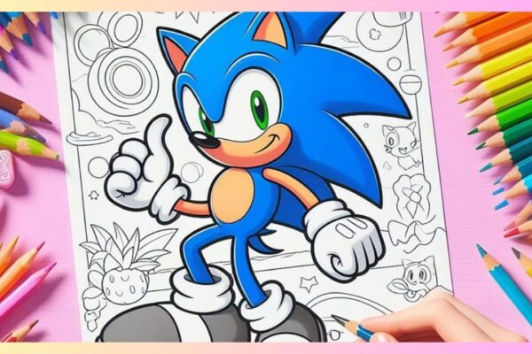 Sonic Coloring Pages