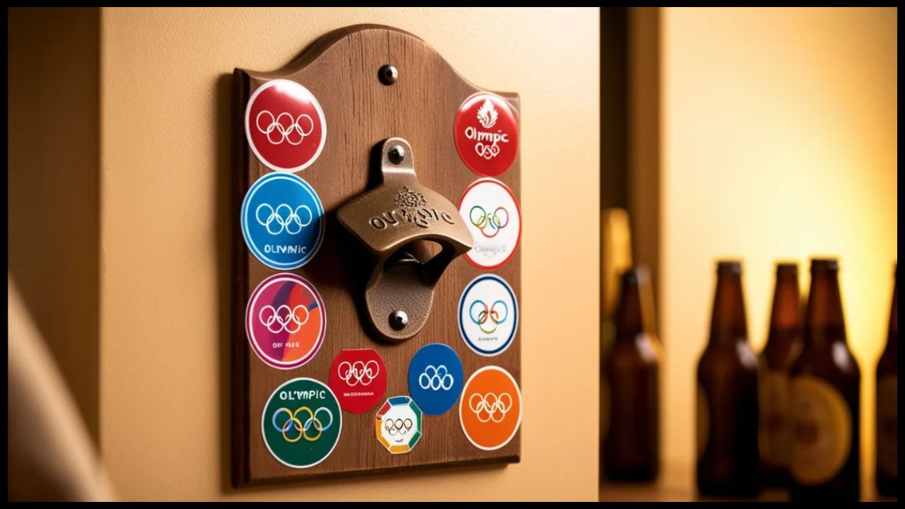 Bottle Opener Wall Mount Beer Olympic Stickers for Sale